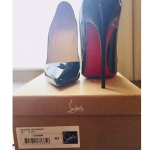 ChristianLouboutin So Kate Black Pat Leather Pumps